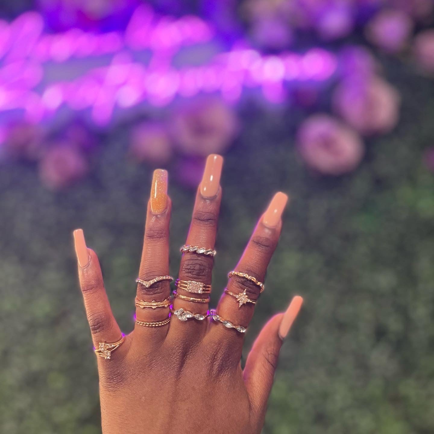 Stacked Rings (Diamonds)