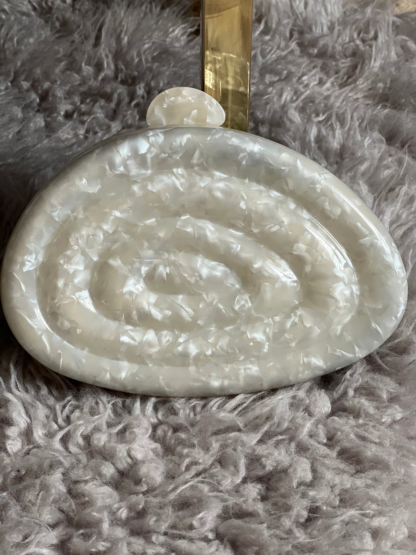 Pearl white Purse