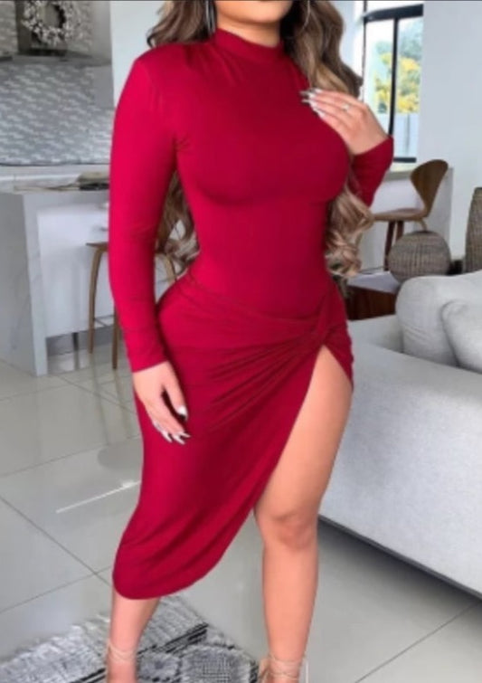 Kimbella Dress ( Red)
