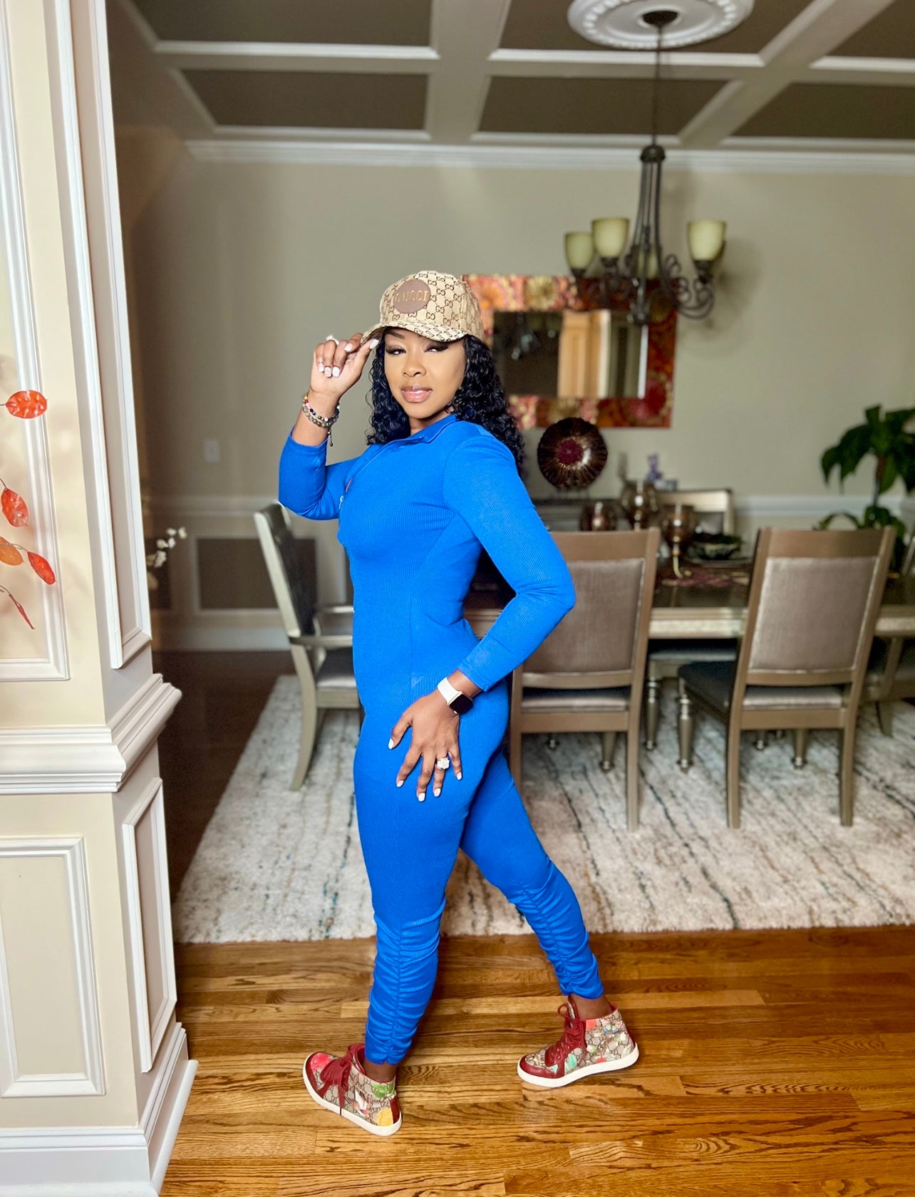 Bae blue jumpsuit